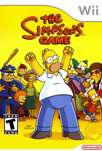 Wii 辛普森一家（The Simpsons Game）美版