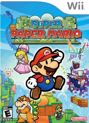 Wii 超级纸片马里奥 Super Paper Mario 美版
