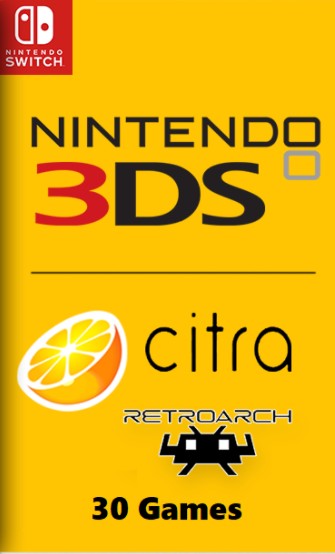 NS 3DS模拟器+30游戏 Citra 3DS Emulator+30 Roms (Retroarch 1.8.8)[NSP]